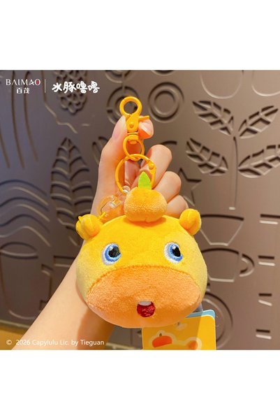 Generic Capybara Lulu Plush Keychain Stress Relief Toy Squeeze Fun Pendant Cu...