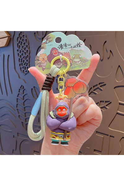 Generic Langlang Mountain Little Monster Merchandise Piggy Doll Keychain Plus...