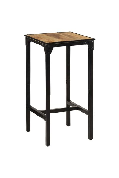 vidaxl Masă de bar, 60x55x107 cm, lemn masiv de mango nefinisat