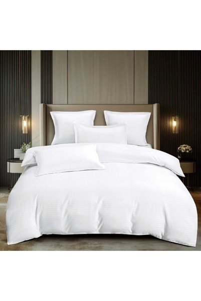 Johny Home Pucioasa Double Bed Linen, Fitted Sheet, Damask, Plain, 6 pieces, ...