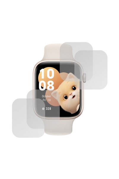 FONIX Σετ 4 τεμαχίων μεμβράνης συμβατής με το Honor Watch 5, ματ InvisiFlex, ...