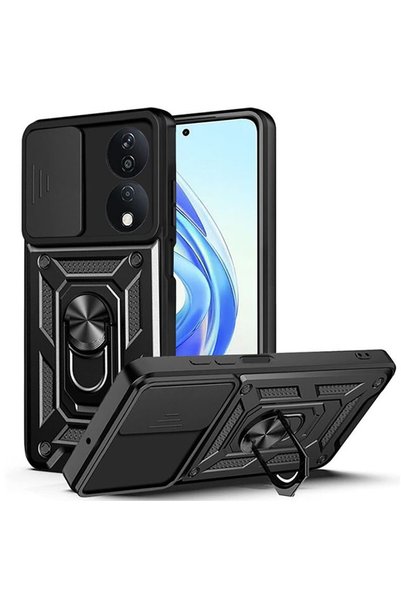 FONIX Θήκη κινητού, συμβατή με το Honor 70, Rugged Shield LensProtect, Αντικρ...