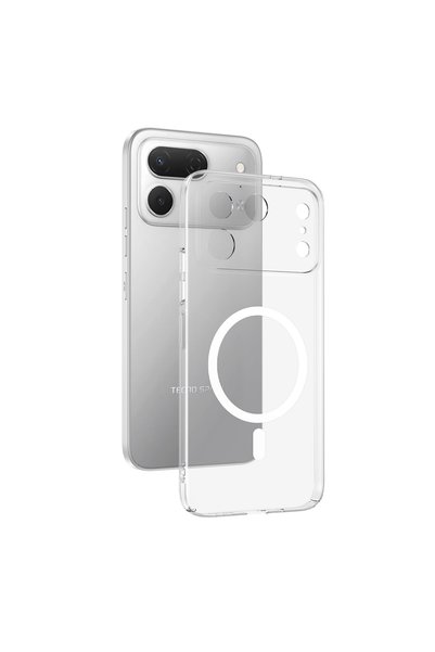 zore Tecno Spark 50 Pro Case—Doesn't Yellow, Ultra-Thin, Hard Mica, MagSafe, ...
