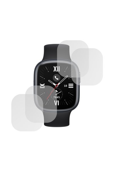 FONIX Σετ 4 τεμαχίων μεμβράνης συμβατής με το Honor Watch 4, ματ InvisiFlex, ...
