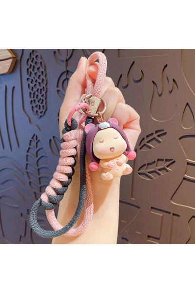 Generic Creative Cartoon Sleeping Cute Doll Pendant Keychain Doll Machine Dol...