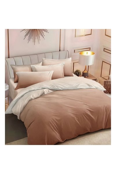 Johny Home Pucioasa Double bed linen, 6 pieces, 2 people, 240x250cm, Satin Co...