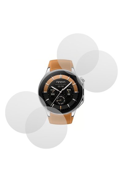 FONIX Σετ 4 τεμαχίων μεμβράνης συμβατής με το Oppo Watch X, ματ InvisiFlex, α...