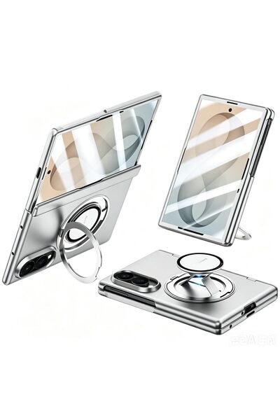 GENERAL Compatible with Samsung Galaxy Z Fold 8 Case with Wristband Stand Mag...