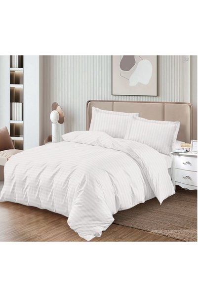 Super Design Pucioasa Λινά κλινοσκεπάσματα, δαμασκηνά, με ελαστικό, 4 τεμάχια...
