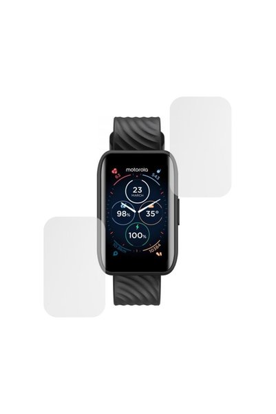 FONIX Set of 2 x Screen Protector compatible with Motorola Moto Watch 40, Mat...