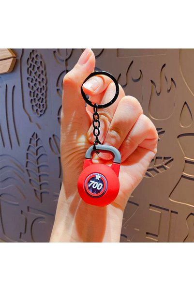 Generic Creative Miu Series Mini Fitness Kettlebell Keychain Pendant Couple B...