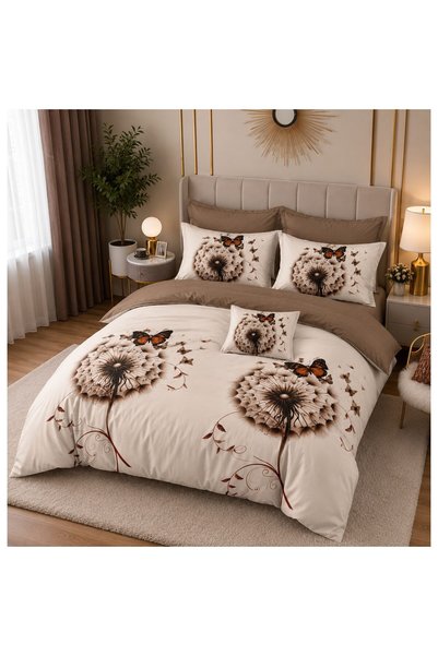 Johny Home Pucioasa Bed linen, 4 pieces, 2 people, 240x250, dandelion and but...