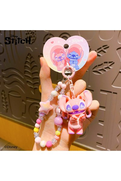 Generic Fashion Beaded Pendant Cartoon Doll Couple School Bag Hanging Chain