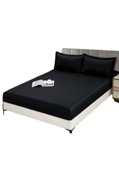 Johny Home Pucioasa Cearșaf cu elastic, model damasc, pentru 2 persoane, 180x...