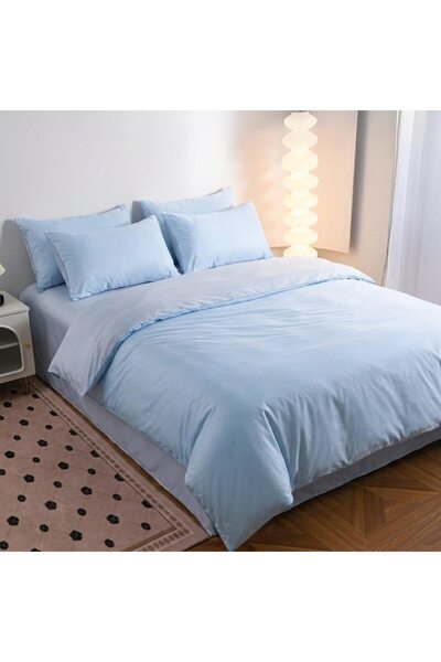 Johny Home Pucioasa Silk bedding, 6 pieces, 2 people 180x200 cm, blue