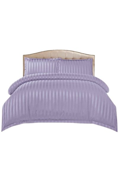 Primavara Set de lenjerie de pat dublă, cu elastic, damasc, 4 piese, pentru 2...