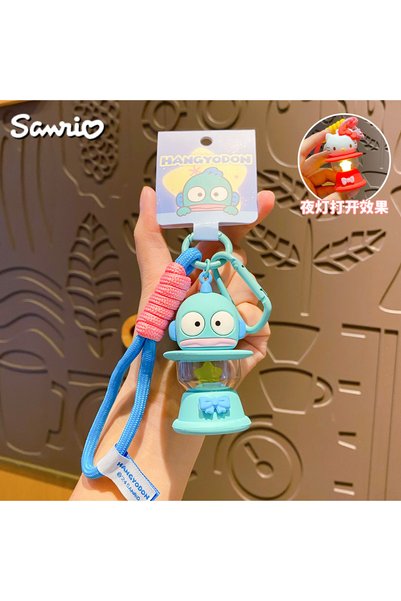 Generic Family Night Light Keychain Pendant Cartoon Doll Luminous Bag Decoration