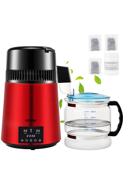 VEVOR Destilator de apă, Putere nominală: 750 W, Tensiune: 220 V/50 Hz, Inter...