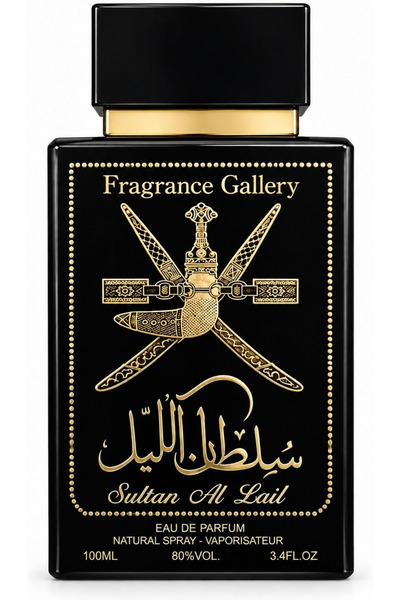Fragrance Gallery Sultan Al Lail Eau de Parfum 100ml, Perfume Spray, Elegant ...