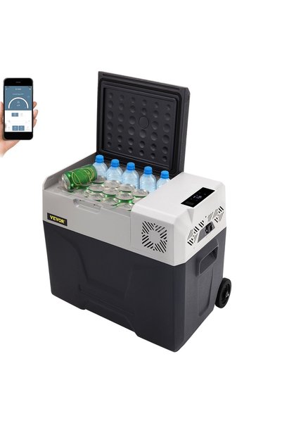 VEVOR Frigider auto cu compresor portabil, Putere: 60 W, Tensiune: AC100-240 ...