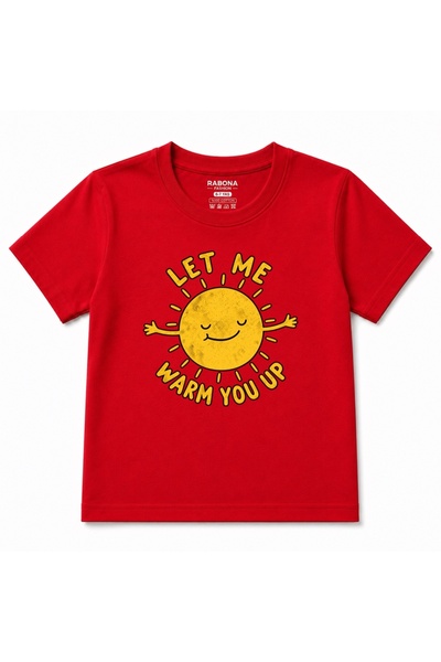 Rabona Fashion Sunshine Hug – Let Me Warm You Up: Cute Kids' T-Shirt with a S...