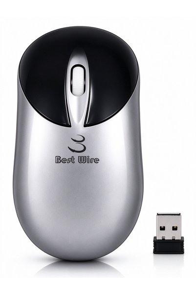 MIXSNOW Wireless mouse, ergonomically designed with widened and silent featur...
