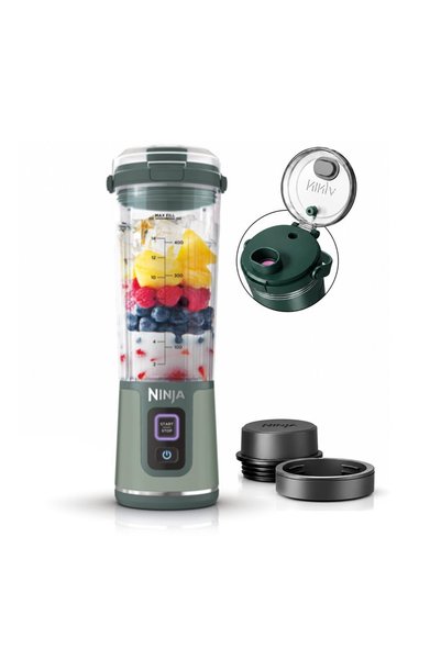 Ninja Theory Ninja Blast Portable Blender, 530ml, Leakproof Lid & Sip Spout, ...