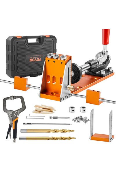VEVOR Pocket hole jig, Material: aluminum alloy, Model number: XRS040