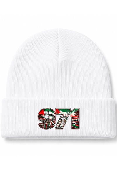 Rabona Fashion UAE Heritage 971 – Șapcă din tricot cu motivul steagului Emira...