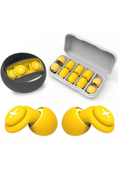 MAKINGTEC Noise Reduction Ear Plugs-40 dB, Yellow