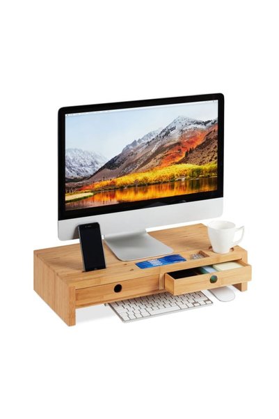 Relaxdays Display Stand with 2 Drawers