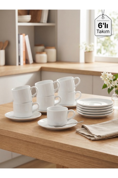 Jumbo Prime Fincan Takımı 6'lı 230 ml