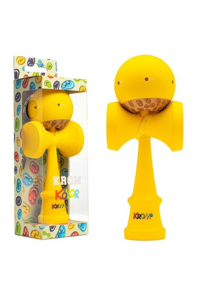 Generic Brand Kendama KROM Kolor Galben