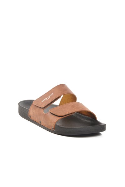 Pierre Cardin Men's Slippers PC-7039, Large Size, Taba
