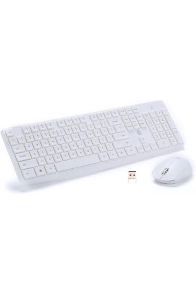 HP Wireless USB Keyboard and Mouse Combo CS10 - White