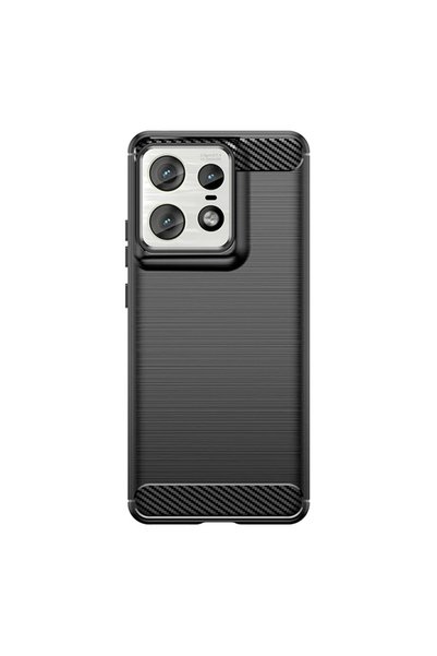 Smartphosis Silicone case for Motorola Edge 50 Pro - carbon silicone - black