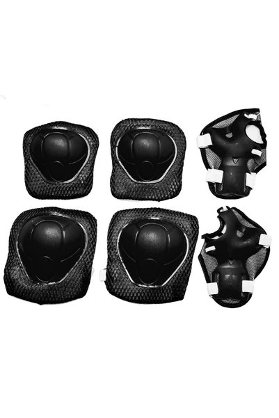 OEM Kids Protective Set, Elbow and Knee Pads, Black