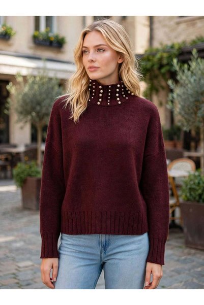 AndraRose Styles Pulover tricot Perla