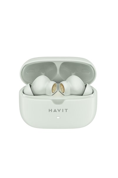 Havit Casti wireless TWS TW992, BT 5.4, ANC -28dB, ENC, autonomie 34h, Verde