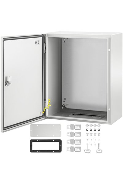 VEVOR Electrical enclosure, Material: 1.5 mm carbon steel, Color: gray-white(...