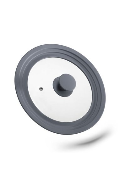 Relaxdays Capac pentru oale sau tigăi de 20, 22 și 24 cm, Relaxdays, roșu, 5 ...
