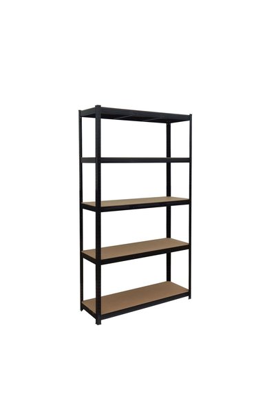 Relaxdays Metal storage rack 10052511_8344, 5 shelves, load capacity per shel...