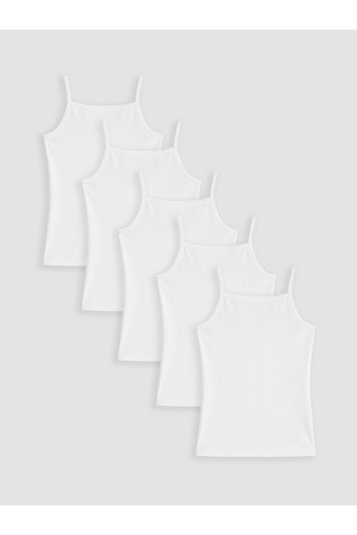 LC Waikiki Girls' Athlete Singlet with Strap, Pack of 5