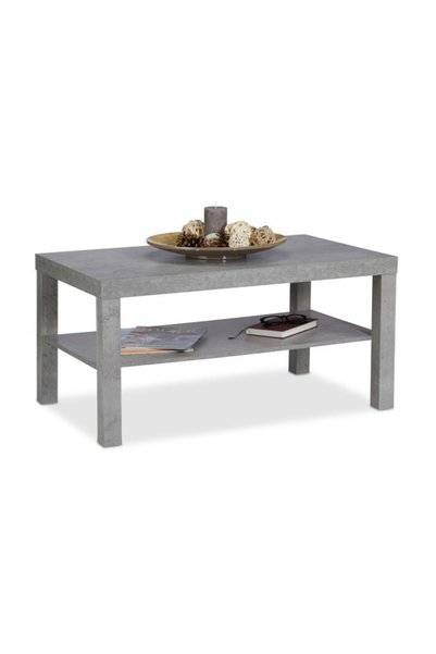 Relaxdays Concrete-Look Coffee Table