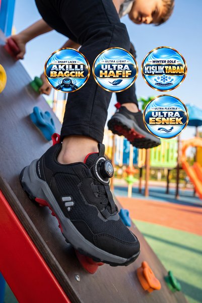 Minicankids Children's Outdoor Shoes BS-İH1-P-240 Black Sizes 27–31