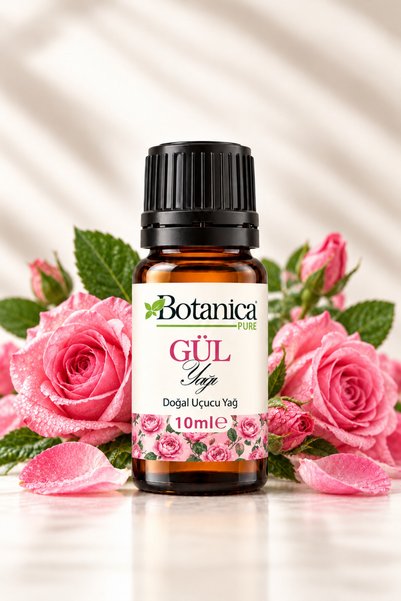 Botanica Pure Rose Essential Oil, Rose Oil, Produced by Distillation, Importe...
