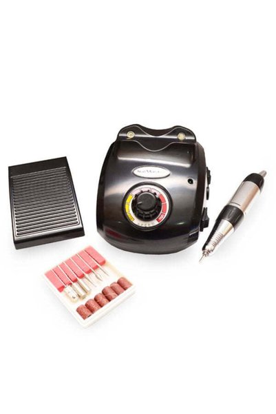 Cosmeticos Professional A200 electric nail drill, 35000 rotations - black