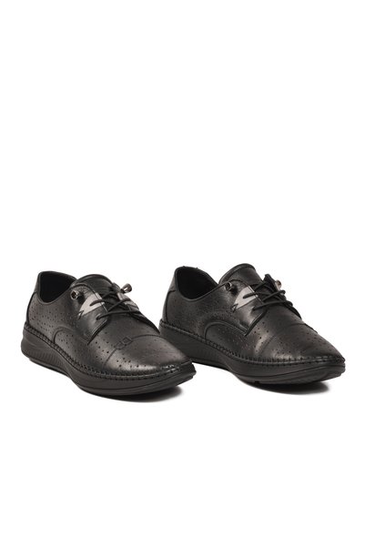 Voyager Women's Casual Shoes, Genuine Leather, 9523, Black