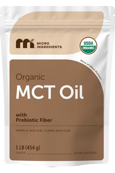 Micro ingredients Organic MCT Medium Chain Triglyceride Oil Powder with Prebi...