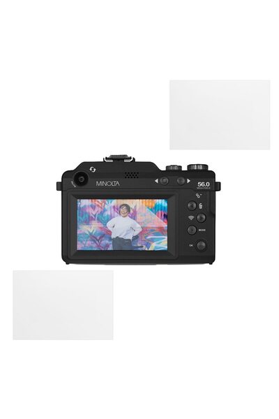 COMANDO Σετ προστασίας συμβατό με το Minolta MND65, Focus Shield, 2 ανθεκτικέ...